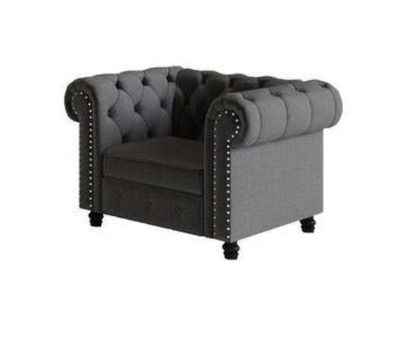 Chesterfield Destro Premium Living Room Sofa Set - WoodenTwist