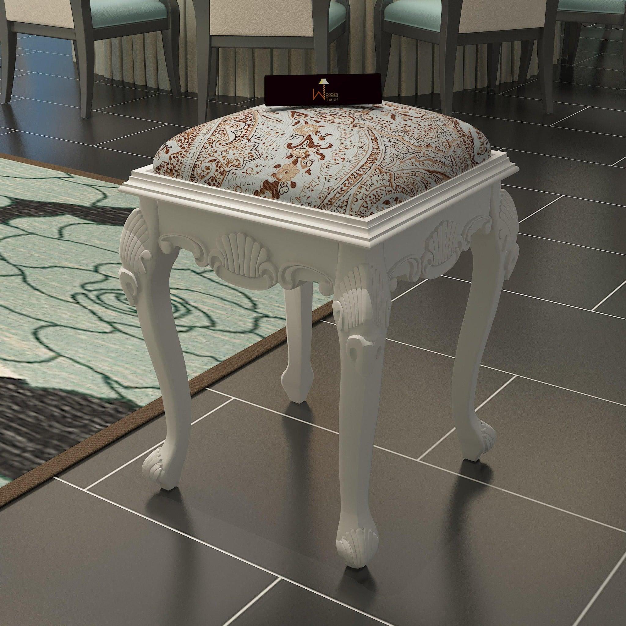 wood dressing table stool design Sheesham Wood Dressing Table with Stool