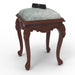 Premium Hand Carved Teak Wood Stool in Premium Jute - WoodenTwist