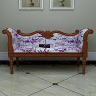 Handicraft Wooden Settee Living Room Couch Sofa (2 Seater) - WoodenTwist