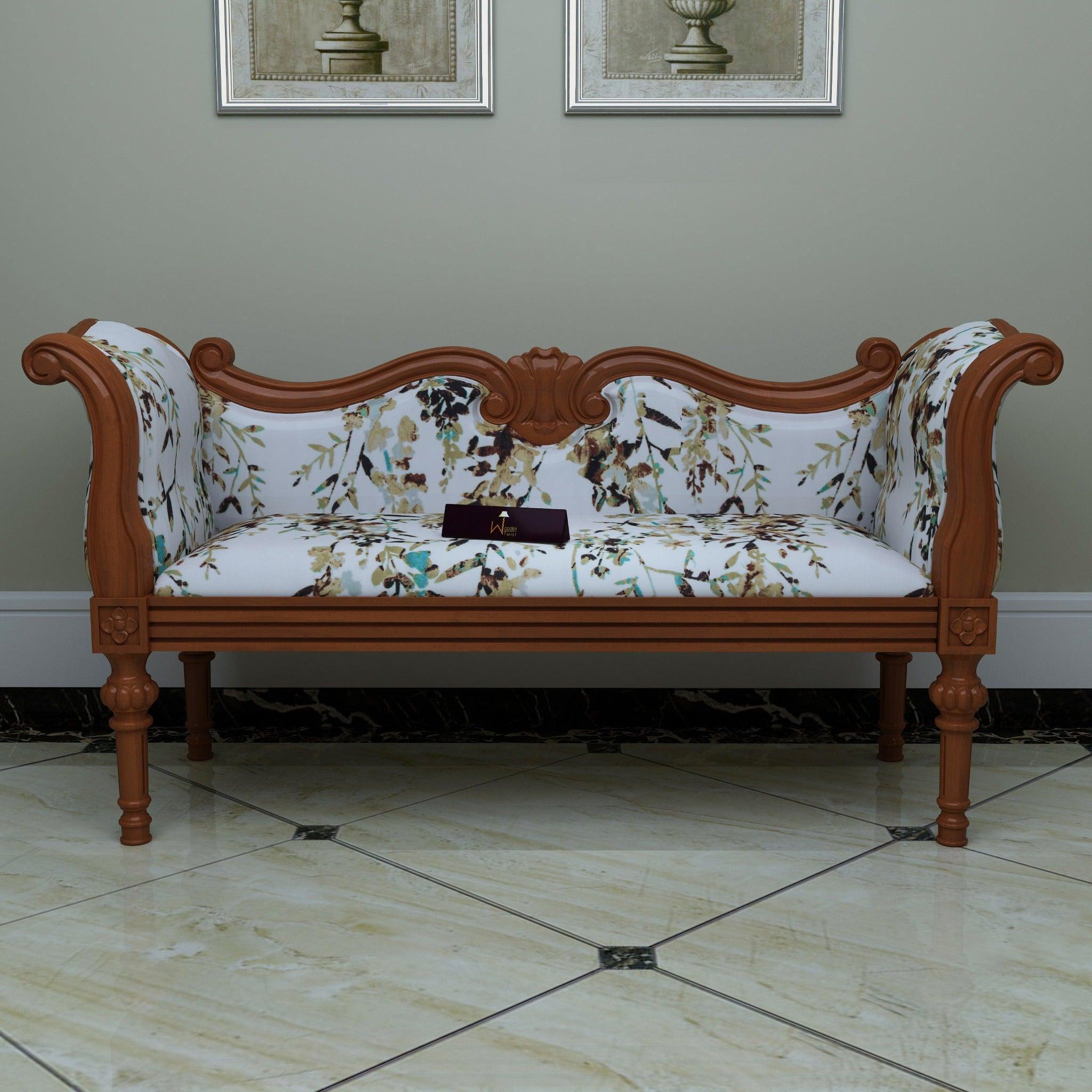Handicraft Wooden Settee Living Room Couch Sofa (2 Seater) - WoodenTwist