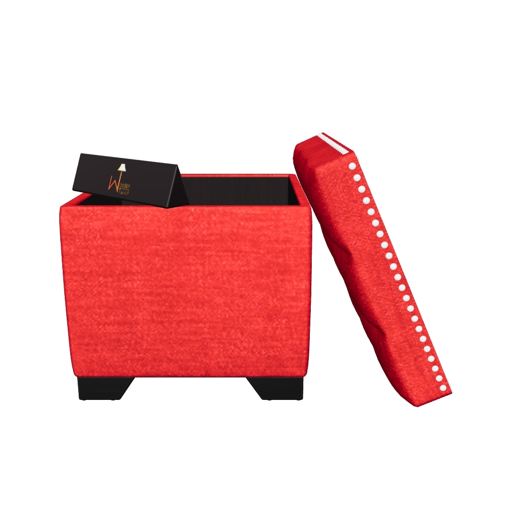 Eccentric Stool Cum End Table with Storage