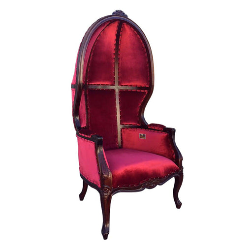 Wooden Handicraft Victoire Balloon Chair (Walnut Finish) - WoodenTwist
