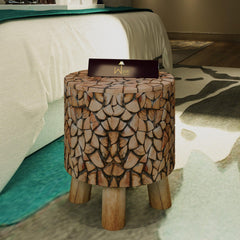 Bloque De Madera Coffee Table Set Brown - WoodenTwist