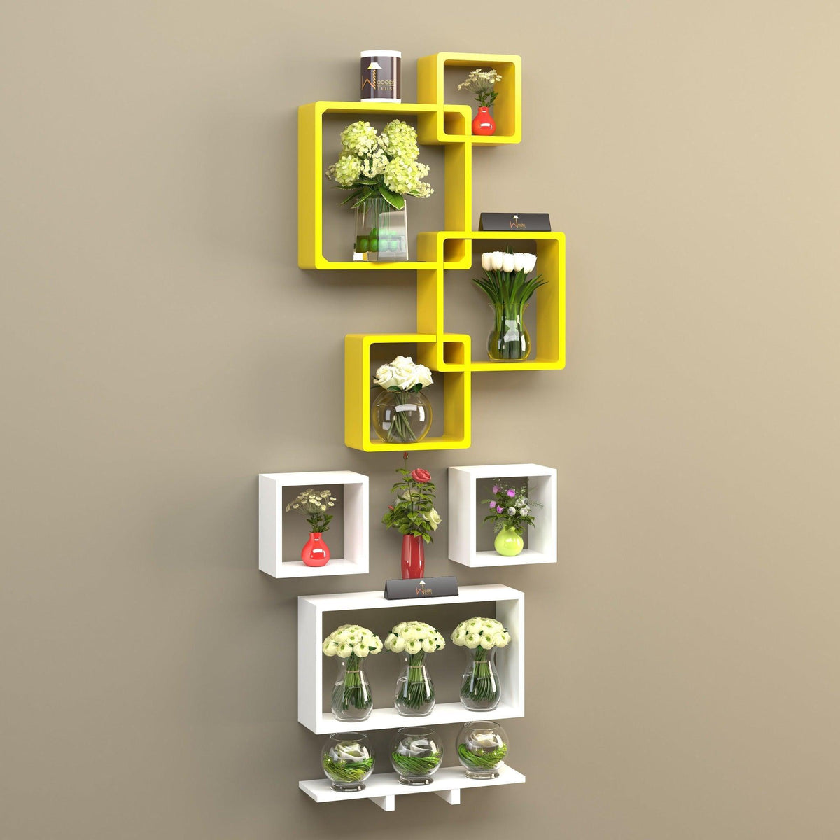 Rafuf Intersecting Wall Shelves