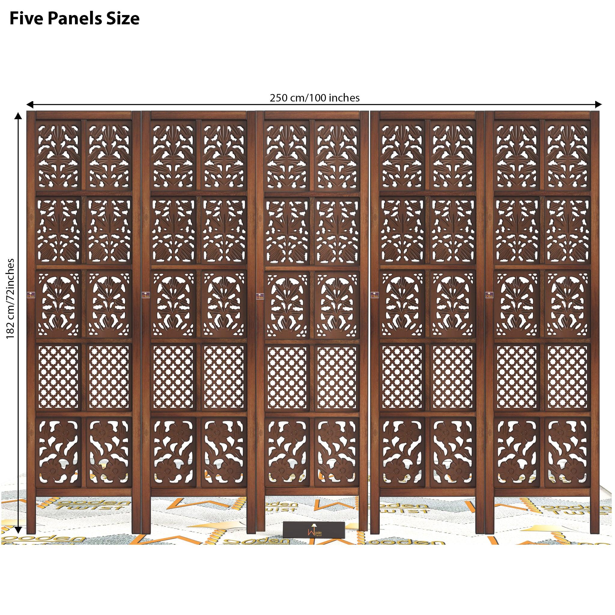 Wooden Room Divider/Wood Separator/Office Furniture/Wooden Partition - WoodenTwist