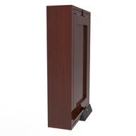 Teak Wood Foldable Wall Mounted Study Table (Finish Honey) - Detail View 4