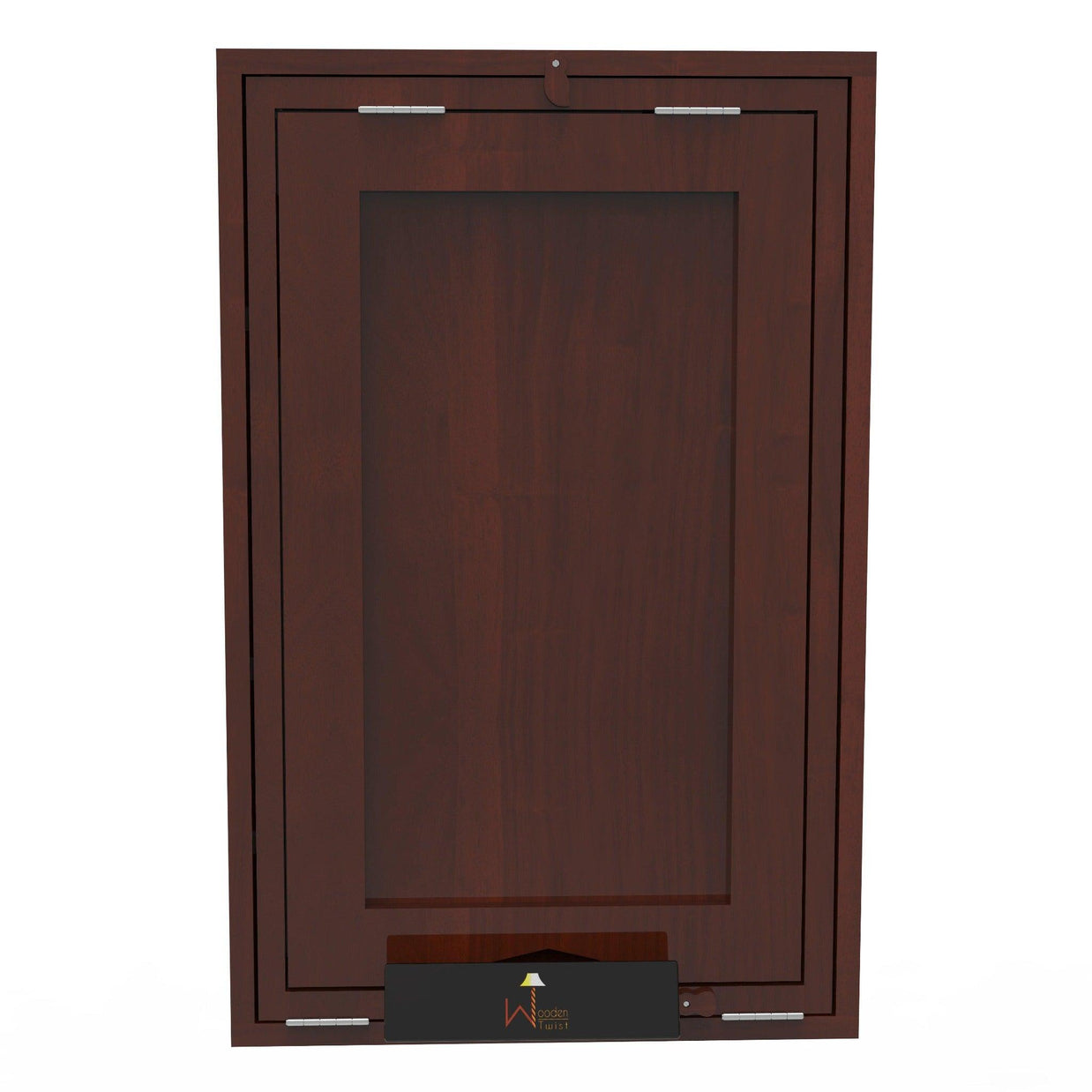 Teak Wood Foldable Wall Mounted Study Table (Finish Honey) - Detail View 5