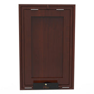 Teak Wood Foldable Wall Mounted Study Table (Finish Honey) - Detail View 5