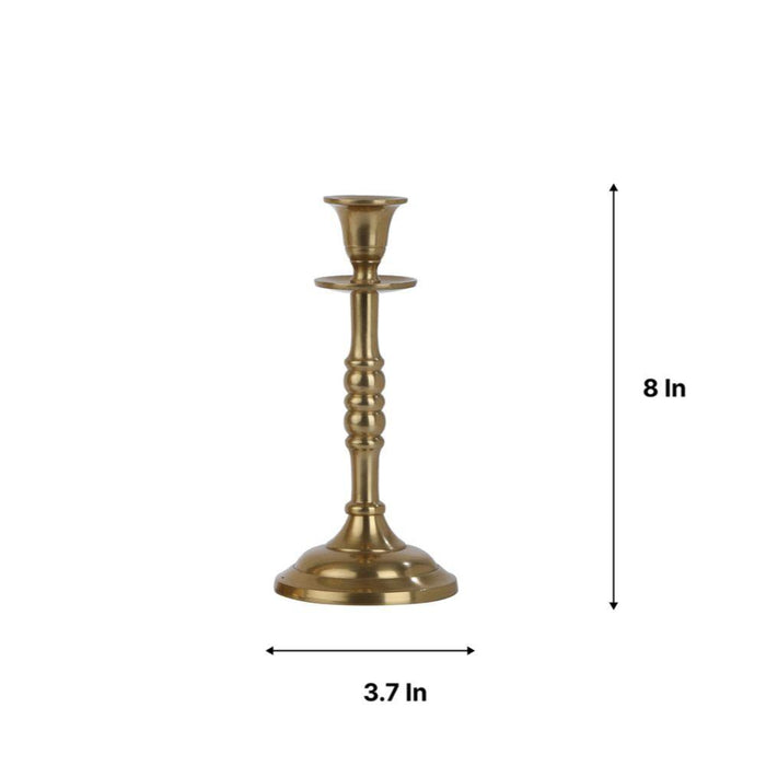 Olen small Candle Holder Gold - WoodenTwist