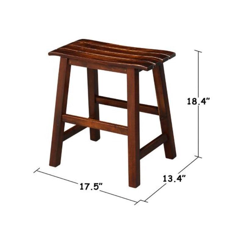 Classic Solid Wood Bar Stool - WoodenTwist