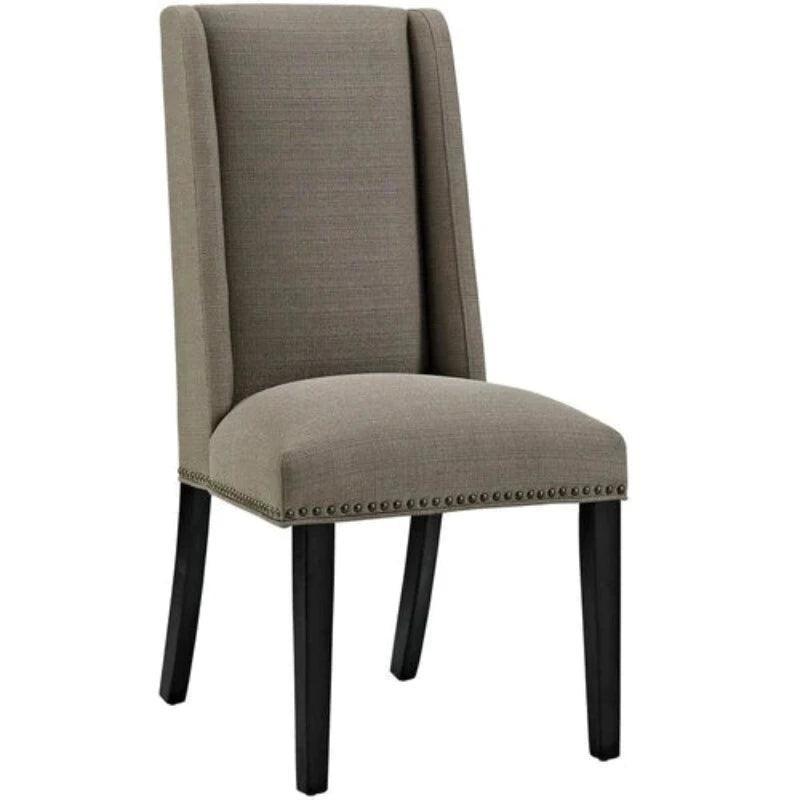 Wooden Backrest Comfort Cushioned Dinning Chair (Walnut Finish) - WoodenTwist