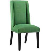 Wooden Backrest Comfort Cushioned Dinning Chair (Walnut Finish) - WoodenTwist