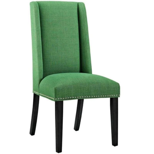Wooden Backrest Comfort Cushioned Dinning Chair (Walnut Finish) - WoodenTwist