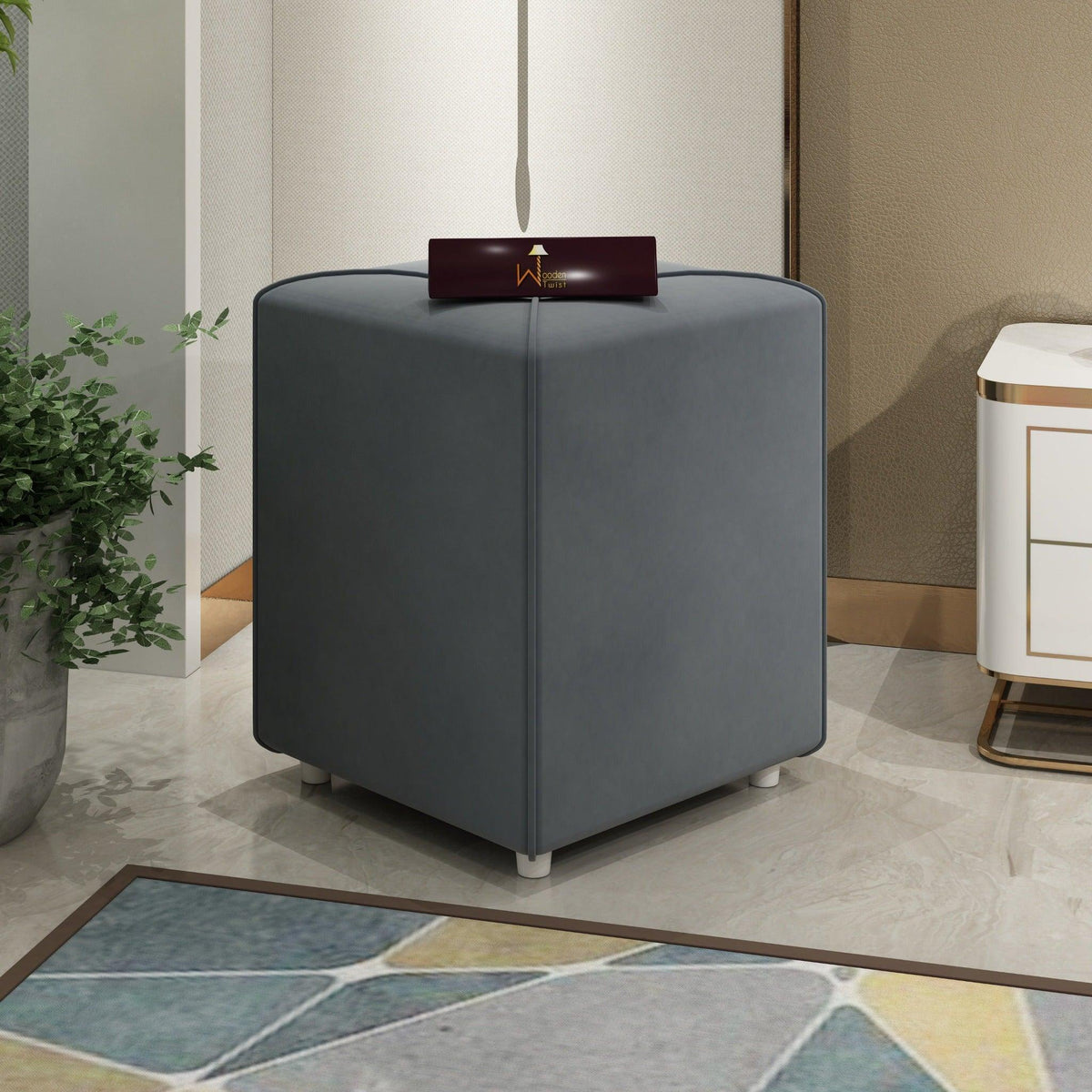 A Compact Ottoman That Fits Any Corner