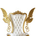 Luxurious High Back Throne Chair with Special WIngs - WoodenTwist