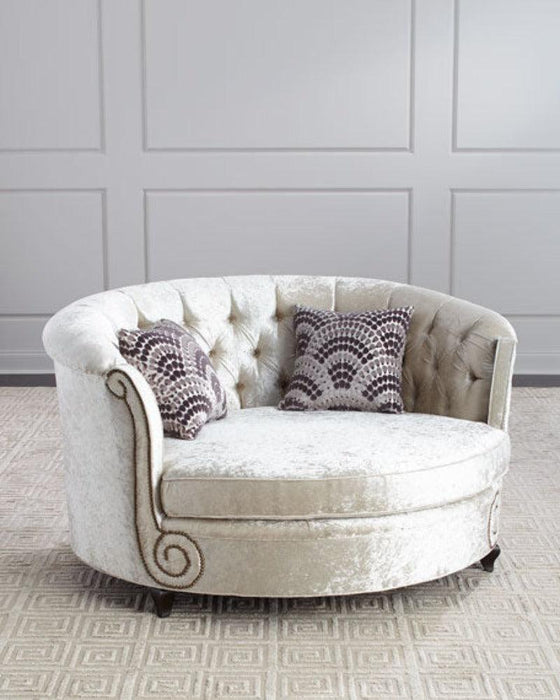 Handcrafted Haily Cuddle Chair (With 2 Pillows) - WoodenTwist