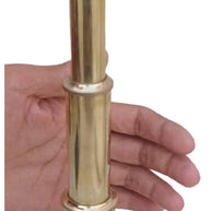 Brass Telescope with Solid Wood Box Handmade Brass Telescope with Lens Cover - WoodenTwist