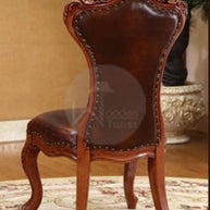 Royal Dinning Chair With Double Carved (Teak Wood) - WoodenTwist