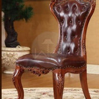 Royal Dinning Chair With Double Carved (Teak Wood) - WoodenTwist