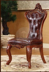 Royal Dinning Chair With Double Carved (Teak Wood) - WoodenTwist