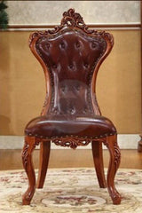 Royal Dinning Chair With Double Carved (Teak Wood) - WoodenTwist