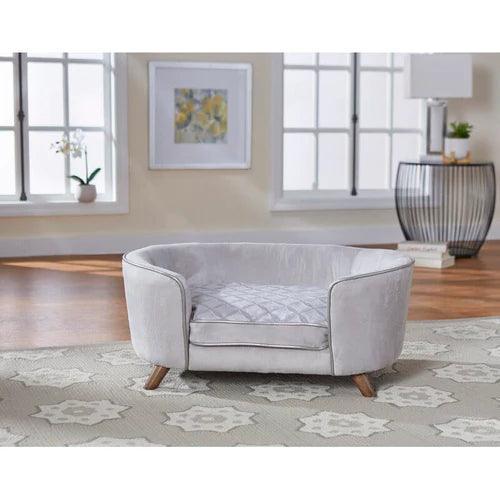 Wooden Handmade Modern Design Heise Dog Sofa (Grey) - WoodenTwist