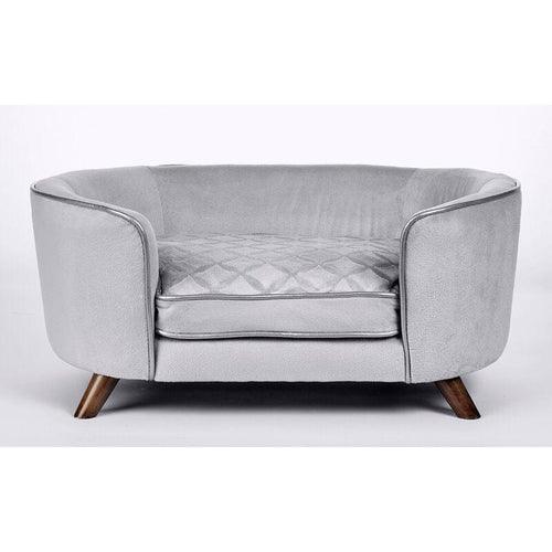 Wooden Handmade Modern Design Heise Dog Sofa (Grey) - WoodenTwist