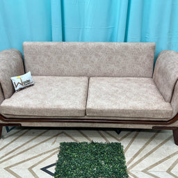 Wooden Cozy Design 3 Seater Sofa Comfort for Backrest (BROWN) - WoodenTwist