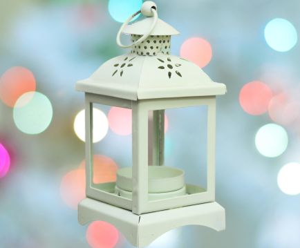 Decorative Hanging Tealight Candle Holder Lantern - WoodenTwist