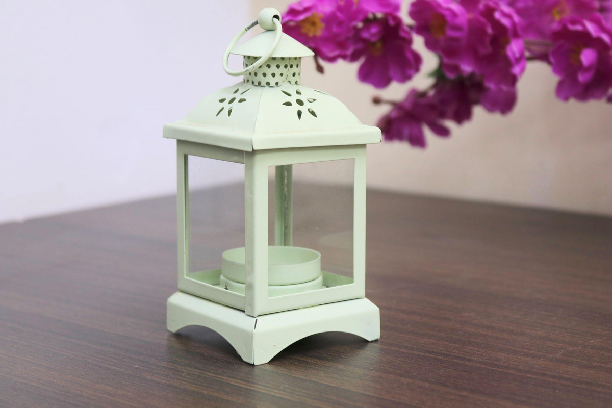 Decorative Hanging Tealight Candle Holder Lantern - WoodenTwist