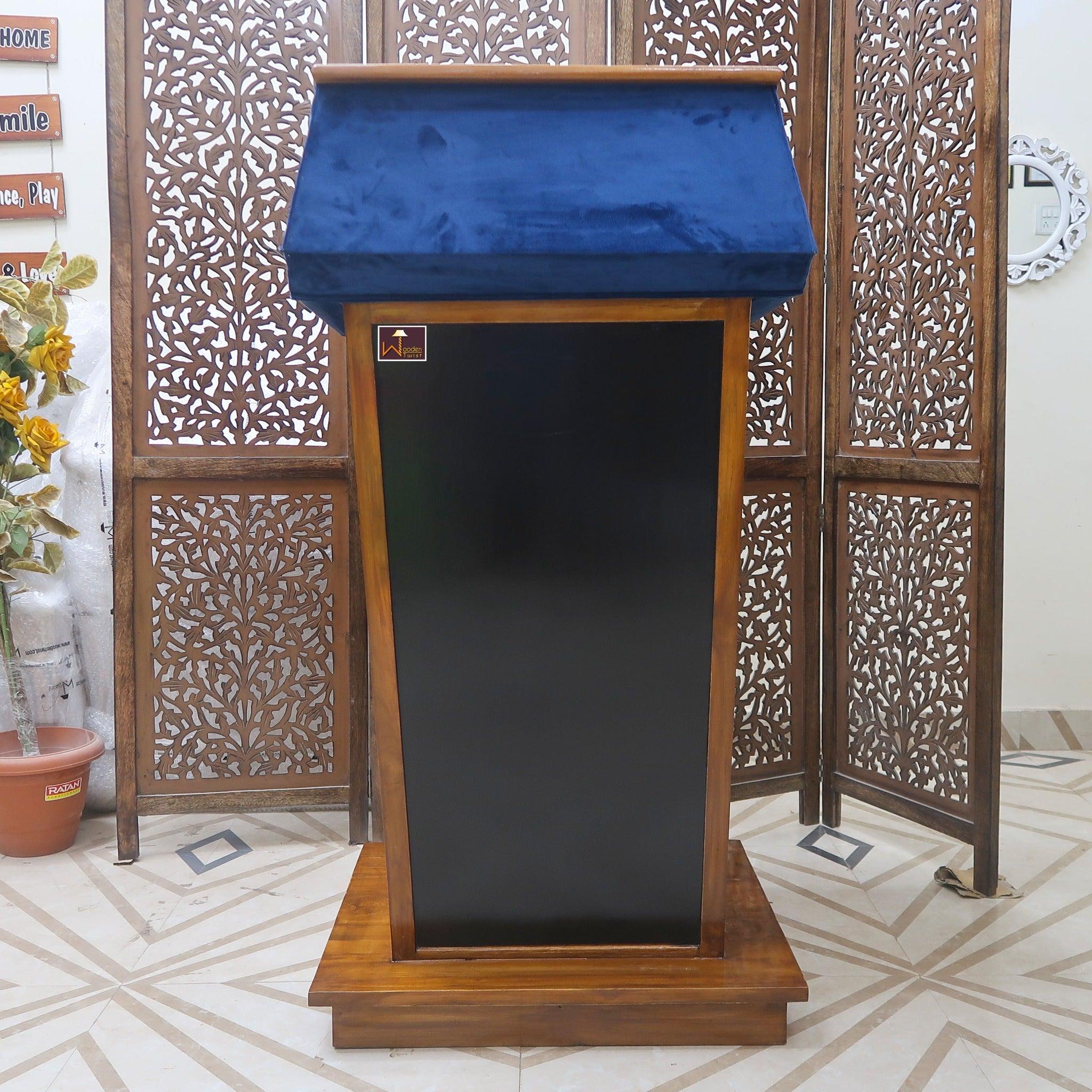 Wooden Handmade Presidential Podium (Teak Wood) - WoodenTwist