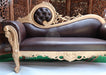Hand Carved Canapé Teak Wood Victorian Style Sofa Couch - WoodenTwist