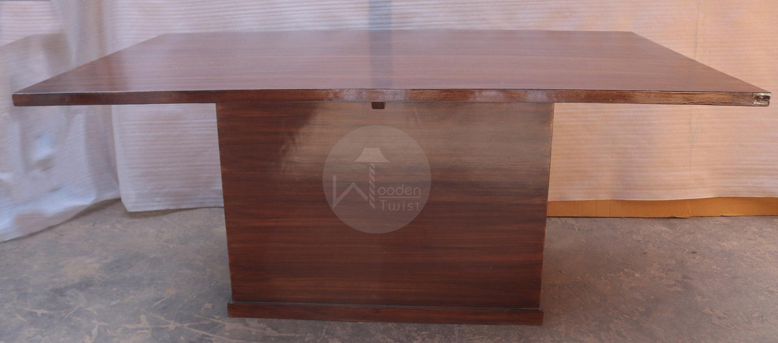 Premium Teak Wood 6 Seater Dining Table Set - WoodenTwist