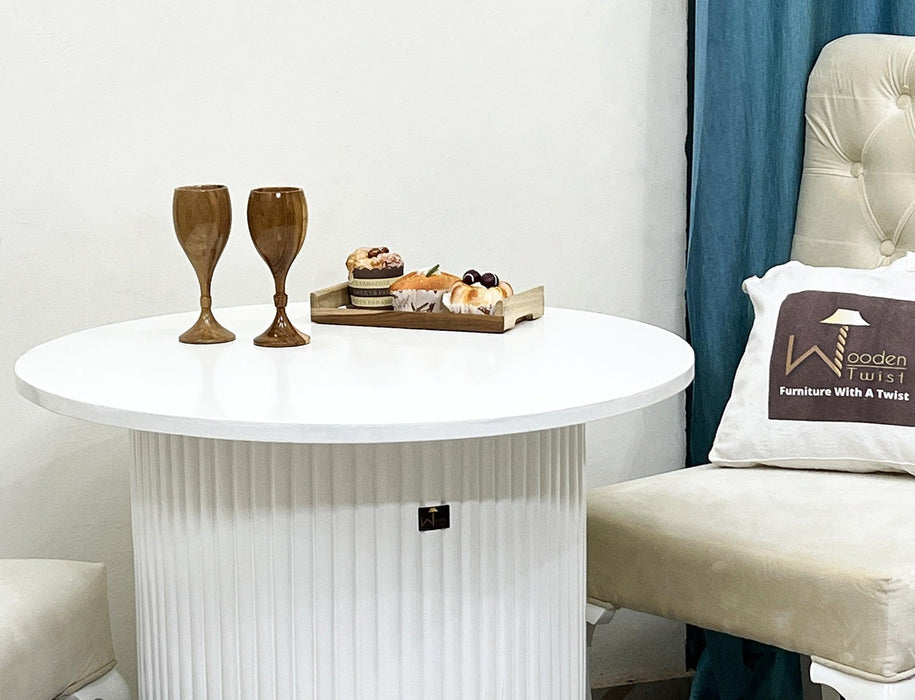 Wooden Handmade Stylish Blanco Coffee Table Set - WoodenTwist