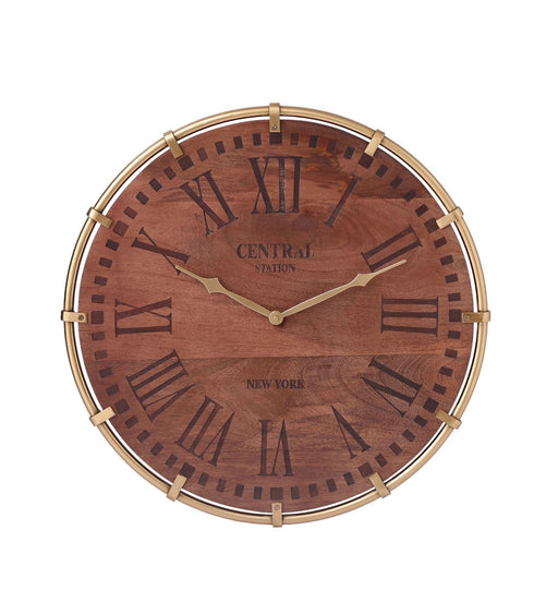 Timberland Gold Wall Clock - WoodenTwist