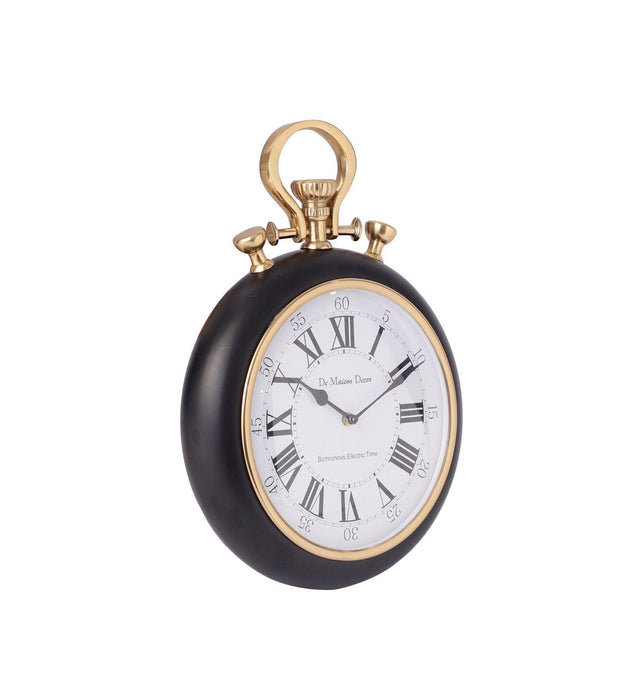 Sullivan The Gold and Black Wall Clock - WoodenTwist