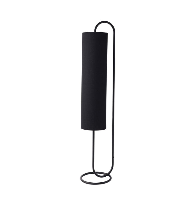 Tall Shade Curved Metal Floor Lamp - WoodenTwist