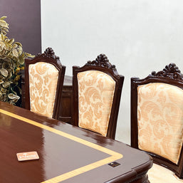 Velký Royal Designer Dining Set (8 Seater) - WoodenTwist