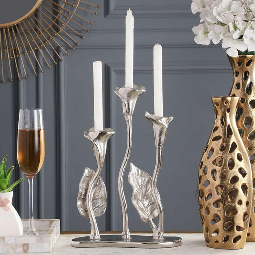 Jules Triple Candle Holder - WoodenTwist