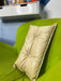 Fabrahome Button Tufted Rectangular Fiber Pillow Set of 2 ( Beige ) - WoodenTwist