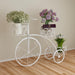Garden Cart Planter Stand Tricycle Plant Holder - Ideal for Home, Garden, Patio - WoodenTwist
