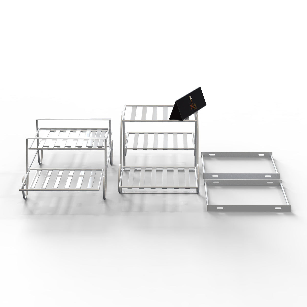 6 Tier Plant Stands for Indoors and Outdoors, Flower Pot Holder Shelf for Multi Plants (White) - WoodenTwist