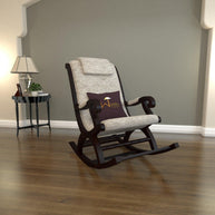 Mecedora Premium Sheesham Wood Rocking Chair - WoodenTwist