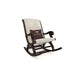 Wooden Twist Solid Wood Rocking Chair With Soft Cushion Designs - WoodenTwist