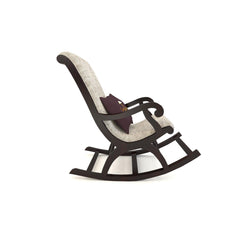 Wooden Twist Solid Wood Rocking Chair With Soft Cushion Designs - WoodenTwist