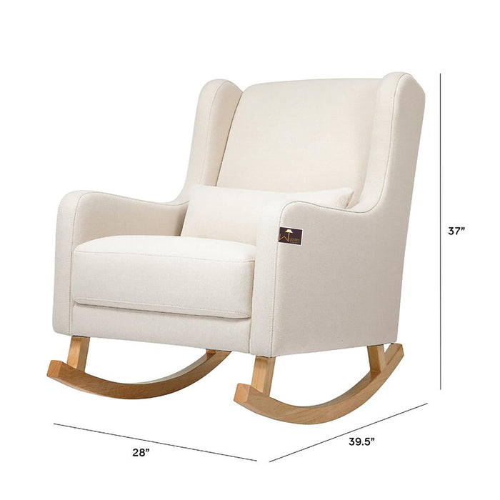 Kai Rocking Chair (Beige) - WoodenTwist