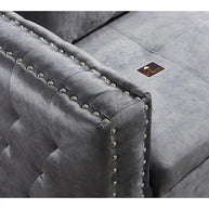 Modern Style 5 Seater Right-Side L-Shape Sofa Cum Bed with Comfort Cushion - WoodenTwist