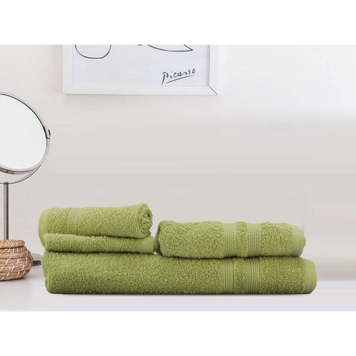 Towel For Men & Women Set of 4 ( 1 Bath, 1 Hand & 2 Face Towels ) - WoodenTwist