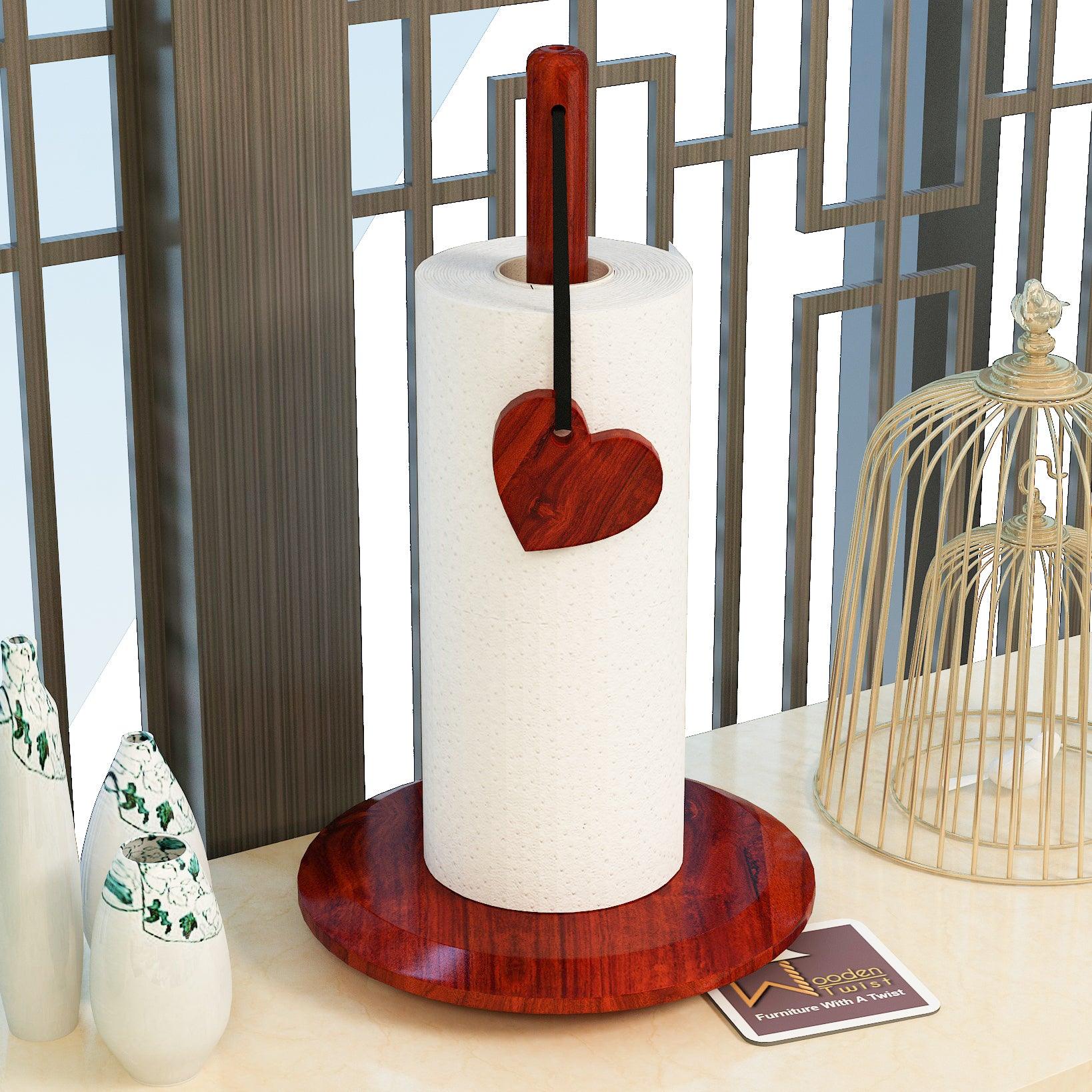 Wooden Tissue Holder/Table Decoration Tissue Pumping Napkin Holder - WoodenTwist